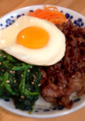 ✿°.牛小間と残り野菜でビビンバ風.°✿-レシピのメイン写真