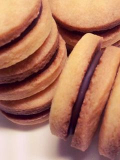 ビニール袋で簡単!チョコサンドクッキー☆-レシピのメイン写真