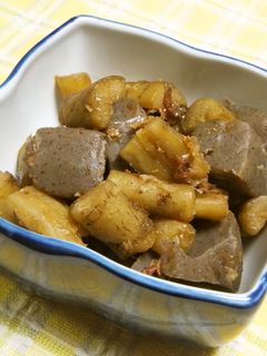 ごぼうこんにゃくの土佐煮-レシピのメイン写真
