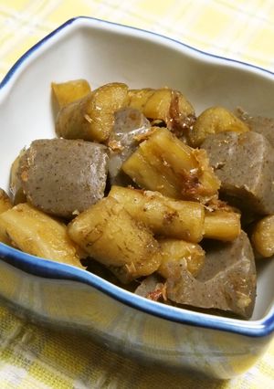 ごぼうこんにゃくの土佐煮-レシピのメイン写真