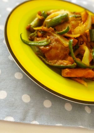 中華名菜de夏野菜のカレー炒め-レシピのメイン写真