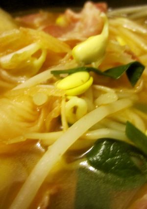 あっさり☆豆もやし＆キムチスープ-レシピのメイン写真
