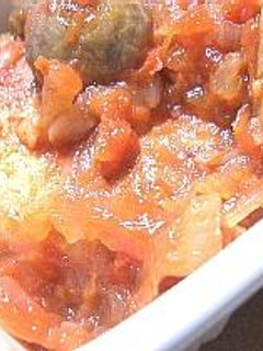 おからバーグのトマト煮込み-レシピのメイン写真