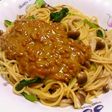 しめじと小松菜の納豆パスタ