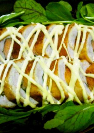 ☆鶏ひき肉とたらこの油揚げロール☆-レシピのメイン写真