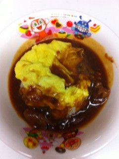 簡単オムハヤシ-レシピのメイン写真