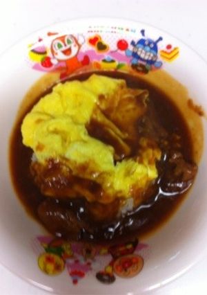簡単オムハヤシ-レシピのメイン写真