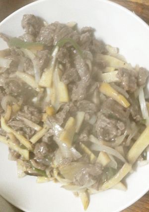 青椒肉絲with採れたて筍-レシピのメイン写真