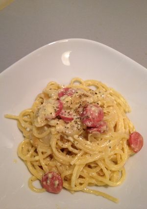 かんたんカルボナーラ-レシピのメイン写真