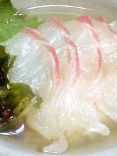 桜鯛(春の本鯛)の中華おかゆ風茶漬け-レシピのメイン写真