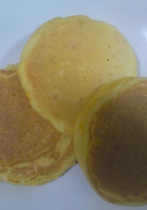 離乳食後期～人参かぼちゃパンケーキ-レシピのメイン写真