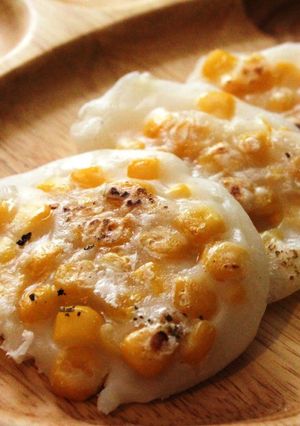 手づかみ離乳食に♪米粉のコーンパンケーキ-レシピのメイン写真