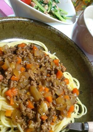 ケチャップで簡単♡ミートソースパスタ♡-レシピのメイン写真