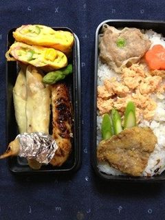 お弁当に✿カニカマアスパラコーンの卵焼き-レシピのメイン写真
