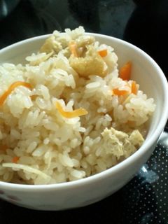 しょうがと人参の炊き込みご飯♪-レシピのメイン写真