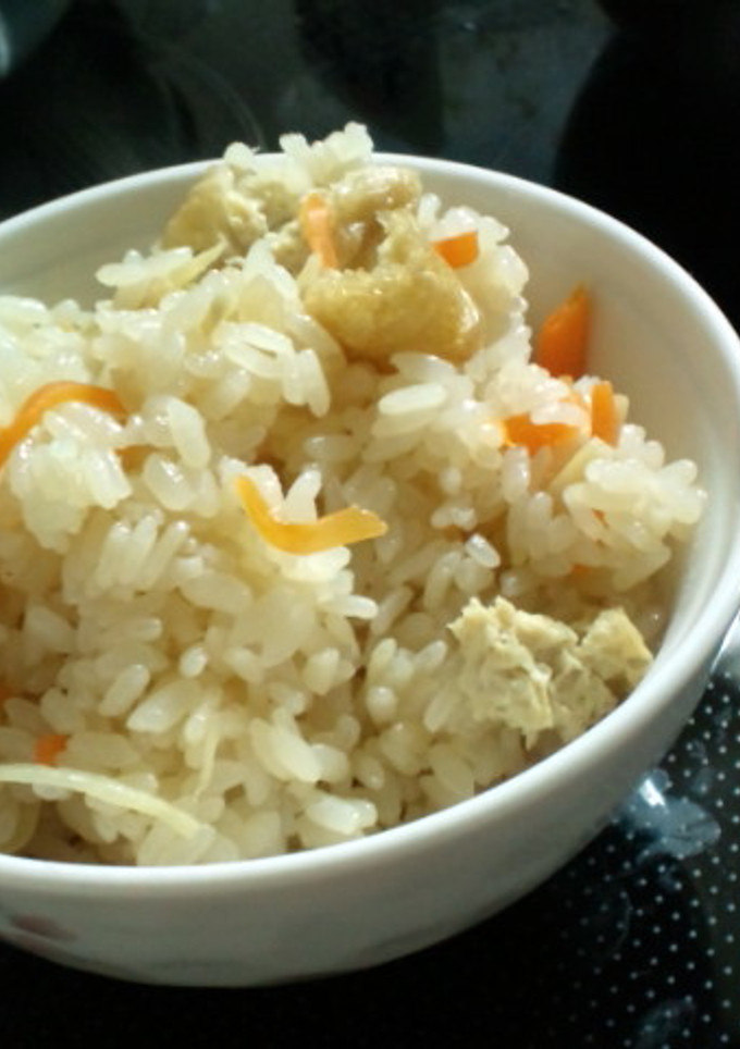 しょうがと人参の炊き込みご飯♪-レシピのメイン写真