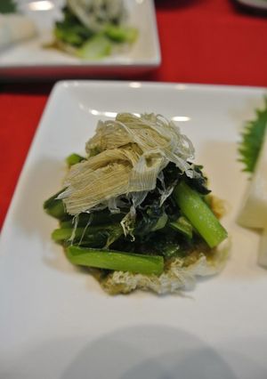 小松菜が美味しい♬とろろ昆布で翁和え-レシピのメイン写真