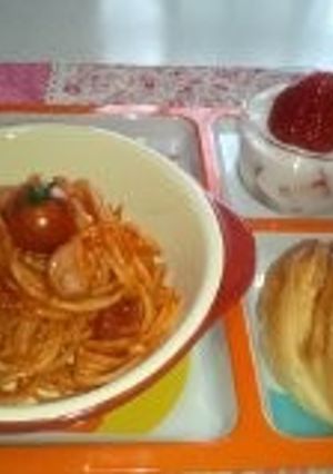 春休みのランチ☆喫茶店風ナポリタン-レシピのメイン写真