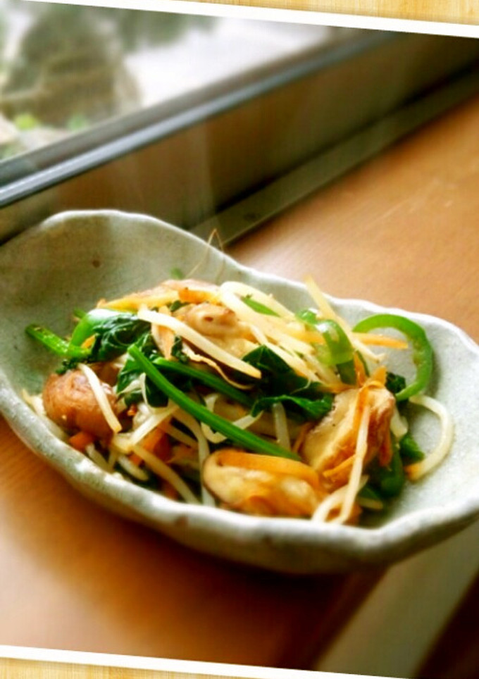 受験生の野菜♪　ほうれん草ともやし炒め-レシピのメイン写真