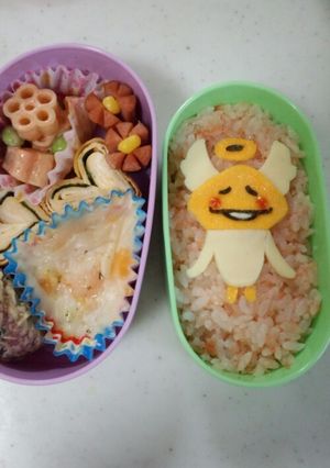 キャラ弁☆てんしなめこ☆-レシピのメイン写真