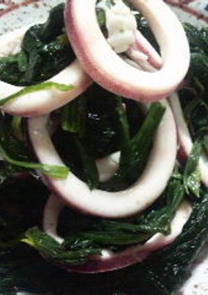 いかとほうれん草サラダ-レシピのメイン写真