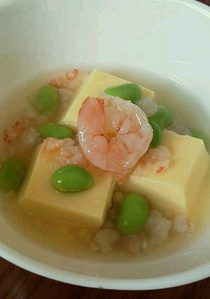 卵豆腐のえびあんかけ-レシピのメイン写真