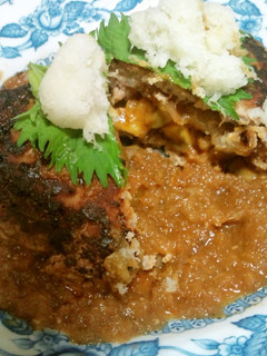 ✿麻婆茄子 in 和風ハンバーグ✿-レシピのメイン写真
