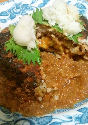 ✿麻婆茄子 in 和風ハンバーグ✿-レシピのメイン写真