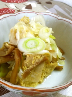 薬膳レシピ「金針菜と高野豆腐の卵とじ」-レシピのメイン写真