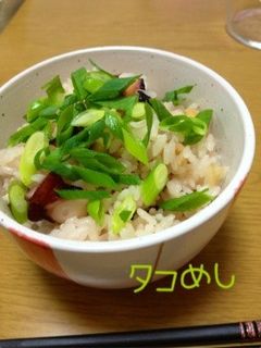 お揚げとタコの炊き込みご飯-レシピのメイン写真