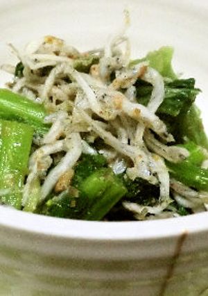 菜の花とかちりの胡麻たっぷり和え-レシピのメイン写真