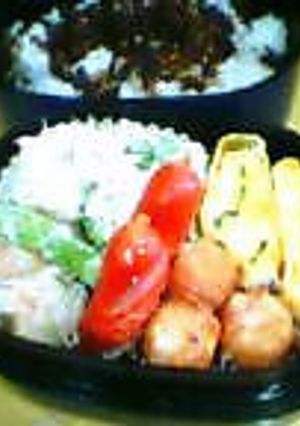 お弁当　野沢菜炒め-レシピのメイン写真