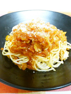 豚こまぎれでトマトパスタ♪-レシピのメイン写真