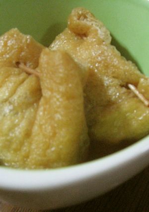 油揚げのもやし豚肉詰め煮-レシピのメイン写真