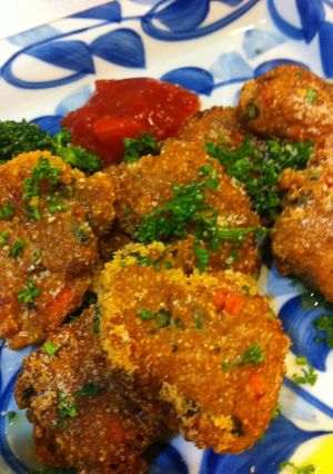 グラハム粉で揚げ物？ハッシュパピー風♪-レシピのメイン写真