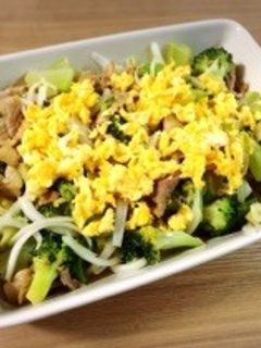 ブロッコリーと豚肉のにんにくオイマヨ炒め-レシピのメイン写真
