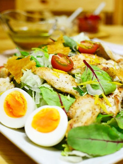 パリパリチーズチキンのおかずサラダ-レシピのメイン写真