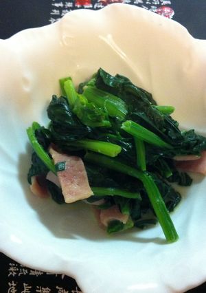 ほうれん草のミルク煮-レシピのメイン写真