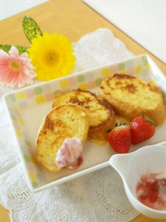 ヨーグルト☆フレンチトースト♪-レシピのメイン写真