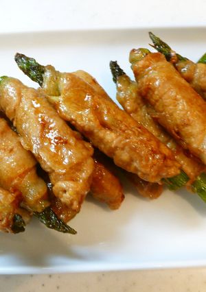 お弁当に！アスパラの豚肉巻き❀-レシピのメイン写真