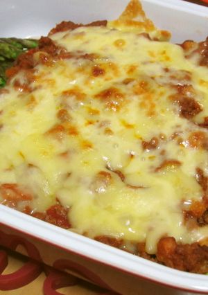 アスパラガスのミートソース焼き-レシピのメイン写真