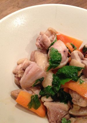 鶏もも肉とセロリの甘酢炒め-レシピのメイン写真