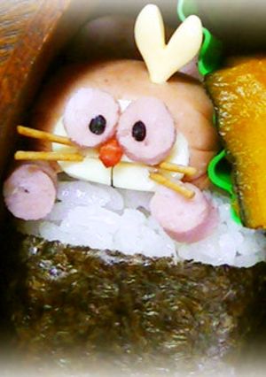 簡単キャラ弁おかず：ちょこんとドラえもん-レシピのメイン写真