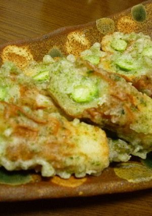 竹輪とアスパラの磯辺揚げ-レシピのメイン写真