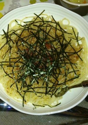 【超簡単♪】梅と大根の和風パスタ-レシピのメイン写真
