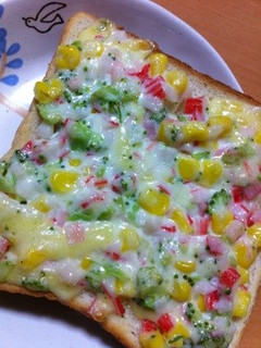彩りトースト-レシピのメイン写真