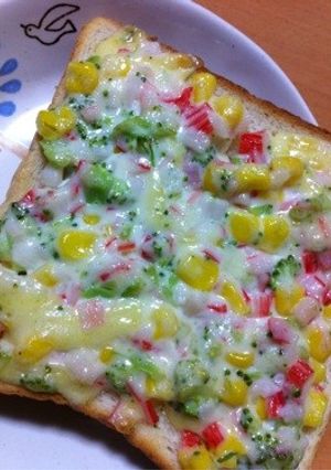 彩りトースト-レシピのメイン写真