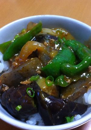 麻婆茄子どん-レシピのメイン写真
