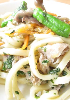 ごはんがススむ和風焼きうどん☆-レシピのメイン写真