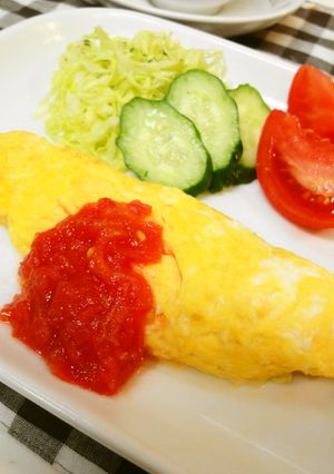 *朝食に＊プレーンオムレツ＊-レシピのメイン写真